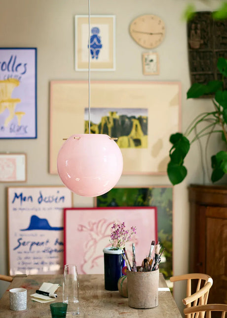 Koi Pendel, rose/brass Ø32 fra Frandsen - 2 - Jacobsen Plus