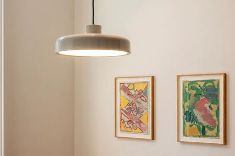 Lacquer pendant medium, grey fra Nine - 2 - Jacobsen Plus