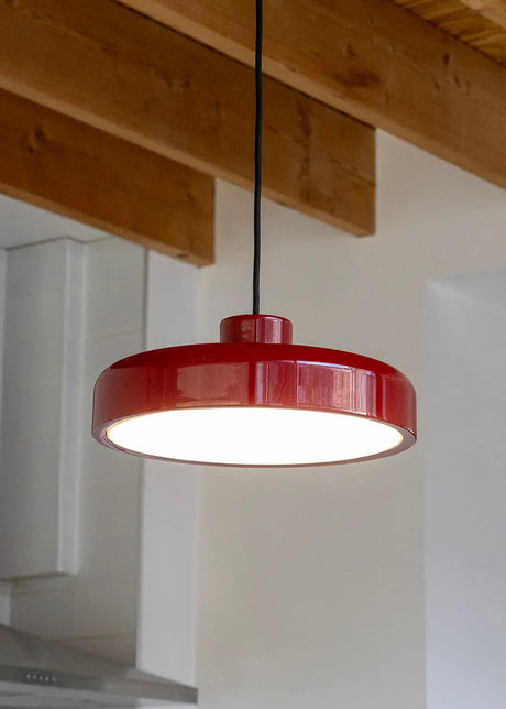 Lacquer pendant medium, red fra Nine - 2 - Jacobsen Plus