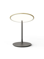 Disc table light, brushed brass fra Nine