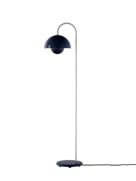 Flowerpot VP12 Gulvlampe fra &Tradition - Steel Blue - Jacobsen Plus