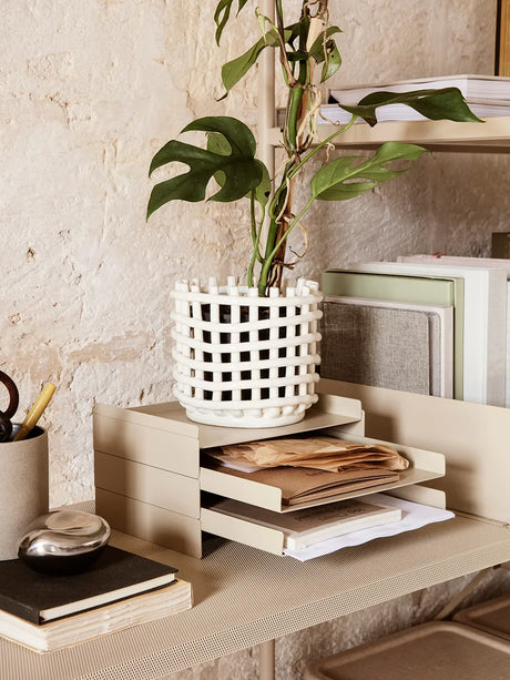 Ceramic Basket, small fra Ferm Living - 1 - Jacobsen Plus