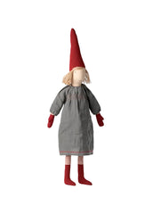 Pixy size 5 pige med grå kjole fra Maileg