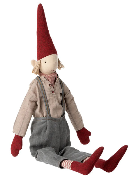 Maxi nisse, dreng med grå bukser fra Maileg - 1 - Jacobsen Plus