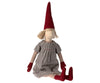 Pixy size 5 pige - med brun meleret kjole fra Maileg