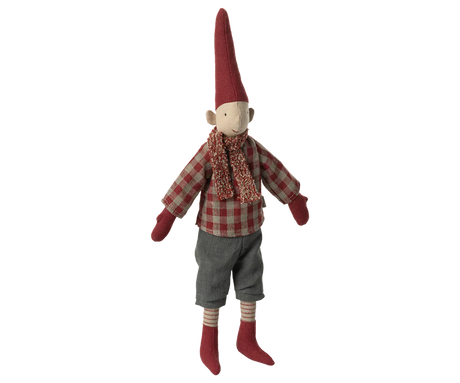 Pixy size 2  dreng-­ ternet skjorte og tørklæde fra Maileg - 1 - Jacobsen Plus