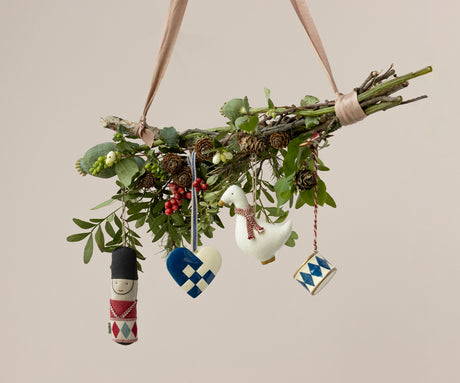 Metal Ornament, tromme, lille - rød fra Maileg - 4 - Jacobsen Plus