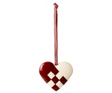 Metal ornament, Hjerte lille rød fra Maileg - 1 - Jacobsen Plus