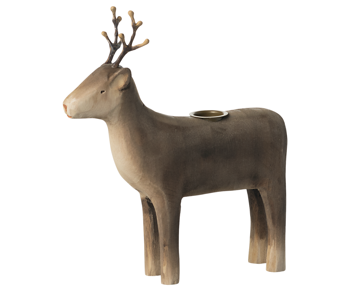 Candle holder, Rensdyr - stor fra Maileg - 1 - Jacobsen Plus