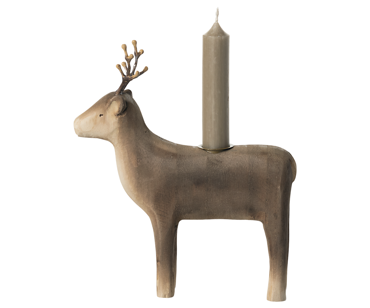 Candle holder, Rensdyr - stor fra Maileg - 3 - Jacobsen Plus
