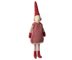 Pixy, Size 1 Girl - Knitted Dress Nissepige med strik kjole  og magnet fra Maileg