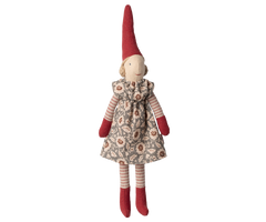 Pixy, Size 1 Girl - Winter Mint dress, med magnet hænder og fod fra Maileg