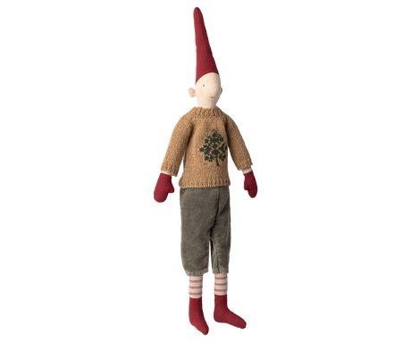 Pixy nisse size 3 – Dreng med bukser og stik med kvist fra Maileg - 1 - Jacobsen Plus