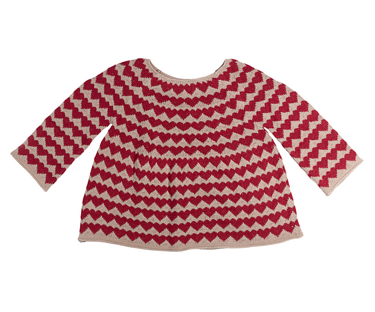 Strikket sweater, Størrelse 3-4 år - Hjerter fra Maileg - 1 - Jacobsen Plus