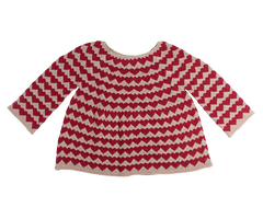 Strikket sweater, Størrelse 3-4 år - Hjerter fra Maileg