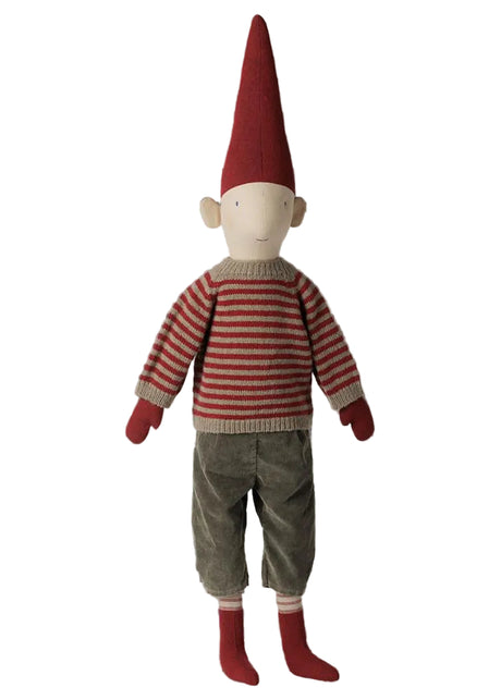 Maileg - Pixy size 5, dreng med stribet strikket sweater - 1 - Jacobsen Plus