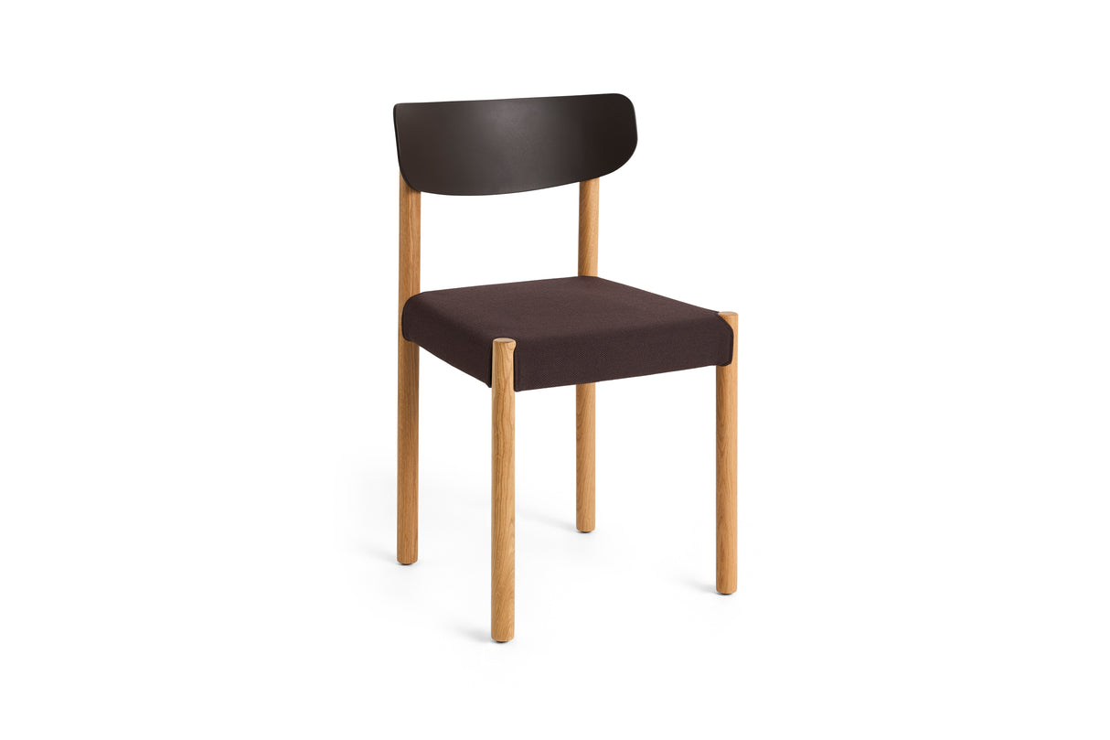 Pack Chair 11, olieret eg fra Hay - Sæde: Steelcut 695 - Ryglæn: Graphite Brown - Jacobsen Plus