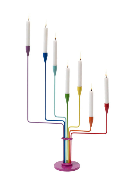 Karlsvognen Table Lysestage, regnbue fra Piet Hein - 1 - Jacobsen Plus