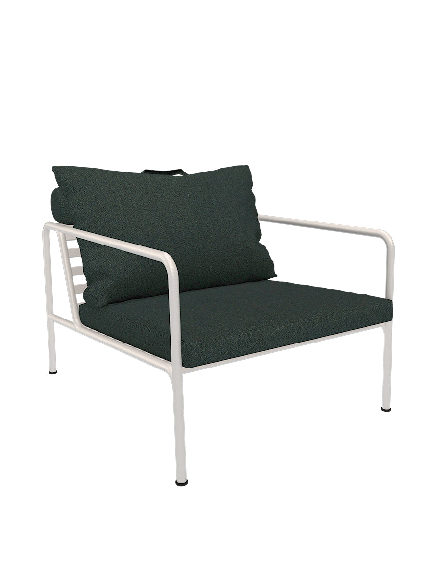 Avon Lounge Chair, muted white stel fra Houe - Alpine - Jacobsen Plus
