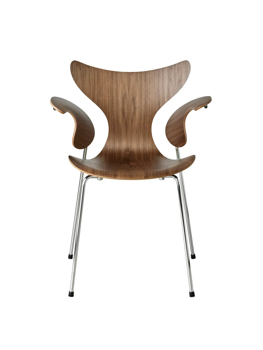 3208 Liljen armstol i valnød af Arne Jacobsen - 1 - Jacobsen Plus