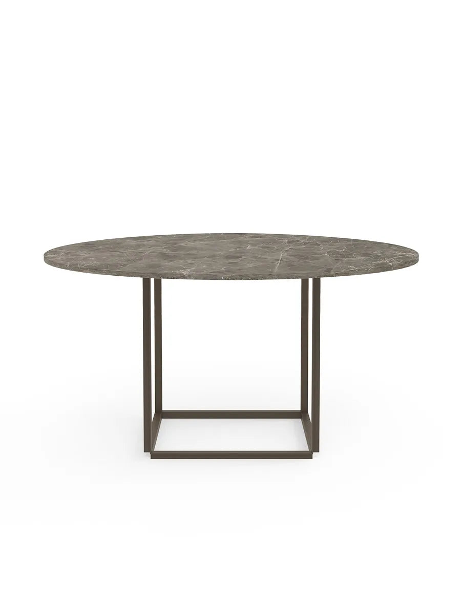 Florence Spisebord Ø145, gris du marais/beige grey fra New Works