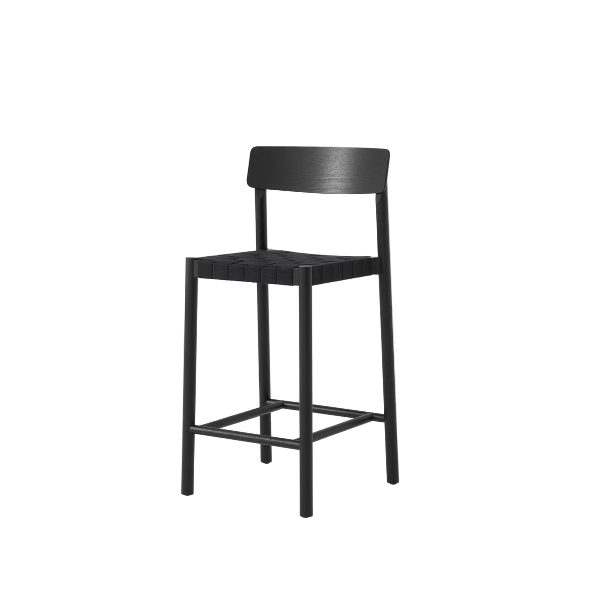 Betty TK12 counter barstol fra &Tradition - Sort Ask/Sort - Jacobsen Plus