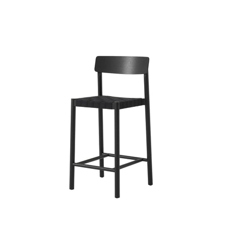 Betty TK12 counter barstol fra &Tradition - Sort Ask/Sort - Jacobsen Plus