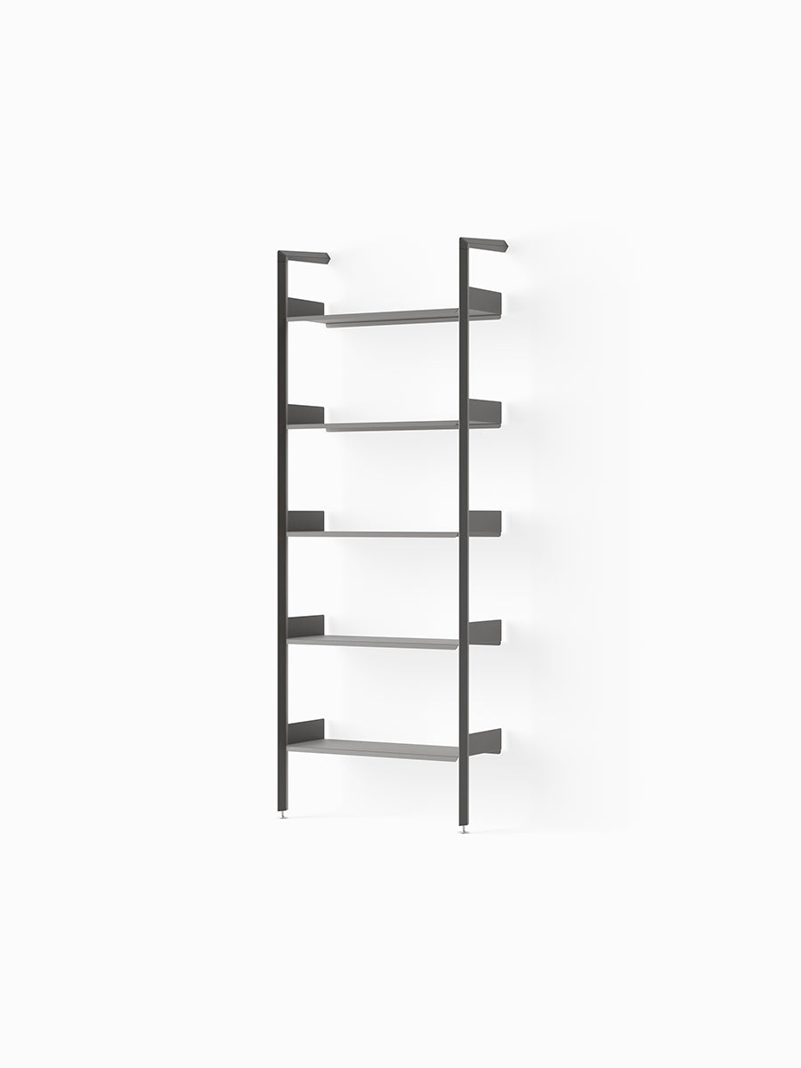 Rombe IF1, Full Bay Shelves fra &Tradition - Anthracite w. Anthracite shelves - Jacobsen Plus