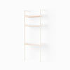Alabaster w. Lacquered Oak shelves