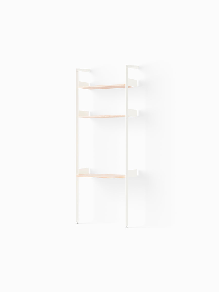  - Alabaster w. Lacquered Oak shelves - Jacobsen Plus