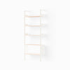 Alabaster w. Lacquered Oak shelves