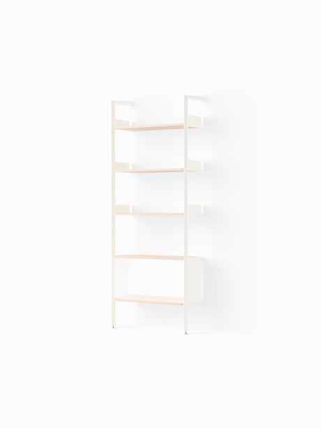Rombe IF3, Full Bay Cabinet fra &Tradition - Alabaster w. Lacquered Oak shelves - Jacobsen Plus