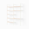 Alabaster w. Lacquered Oak shelves