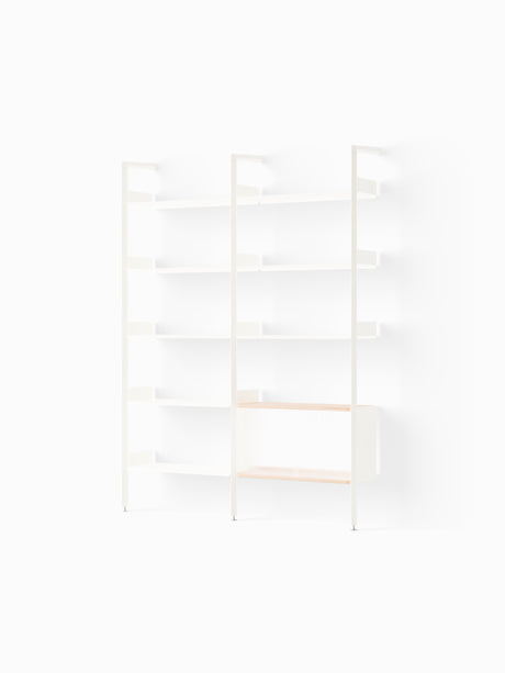 Rombe, Configuration C fra &Tradition - Alabaster w. Alabaster shelves - Jacobsen Plus