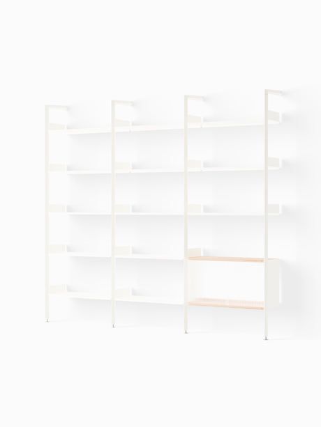 Rombe, Configuration H fra &Tradition - Alabaster w. Alabaster shelves - Jacobsen Plus