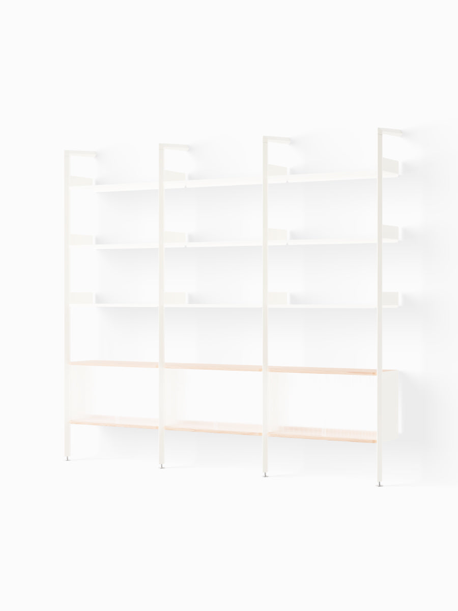 Rombe, Configuration K fra &Tradition - Alabaster w. Alabaster shelves - Jacobsen Plus