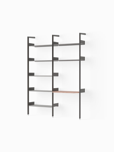Rombe, Configuration B fra &Tradition - Anthracite w. Anthracite shelves - Jacobsen Plus