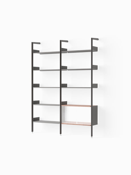 Rombe, Configuration C fra &Tradition - Anthracite w. Anthracite shelves - Jacobsen Plus