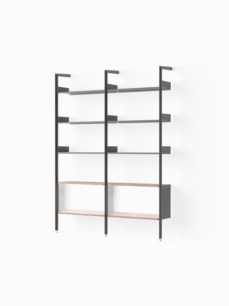 Rombe, Configuration E fra &Tradition - Anthracite w. Anthracite shelves - Jacobsen Plus
