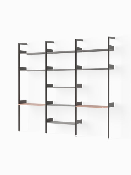 Rombe, Configuration I fra &Tradition - Anthracite w. Anthracite shelves - Jacobsen Plus