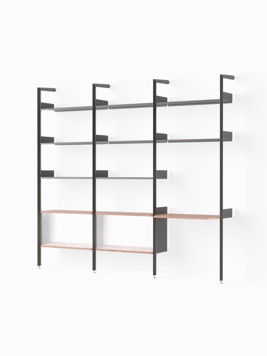  - Anthracite w. Anthracite shelves - Jacobsen Plus