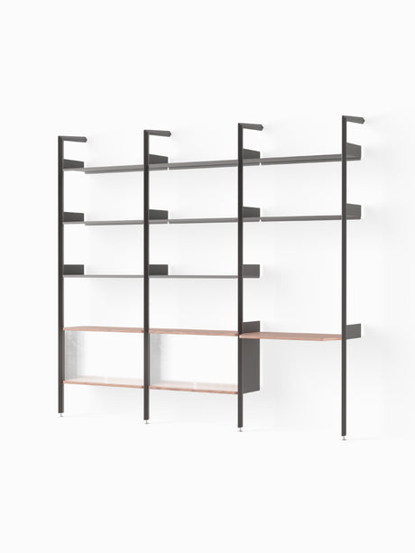 Rombe, Configuration J fra &Tradition - Anthracite w. Anthracite shelves - Jacobsen Plus