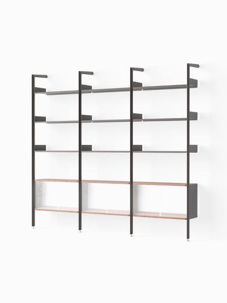 Rombe, Configuration K fra &Tradition - Anthracite w. Anthracite shelves - Jacobsen Plus