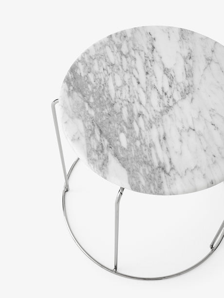 Marble Top til Wire Stool VP11  fra &Tradition - Bianco Carrara - Jacobsen Plus