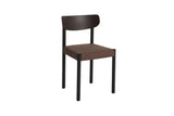 Pack Chair 11, sortlakeret eg fra Hay - Sæde: Remix 356 - Ryglæn: Graphite Brown - Jacobsen Plus