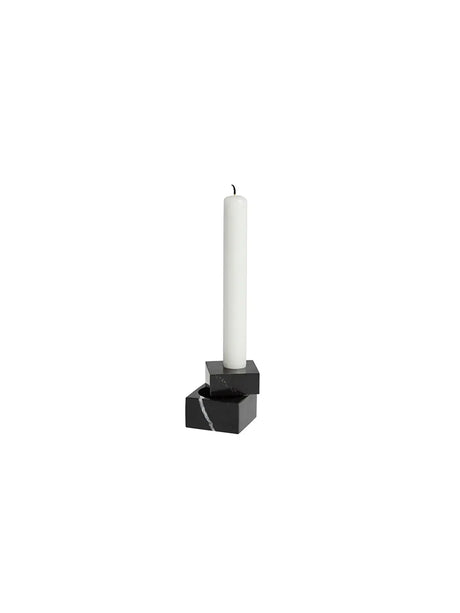 Jeu de Dés 1 Candle Holder fra Woud - Black - Jacobsen Plus