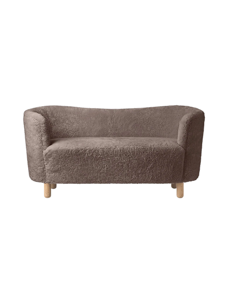 Mingle Sofa fra Audo Copenhagen - Natural Oak - Sheepskin Sahara - Jacobsen Plus