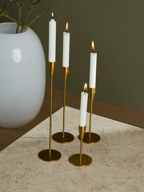 Venus Lysestage, messing fra Piet Hein - Table - H: 21 cm - Jacobsen Plus