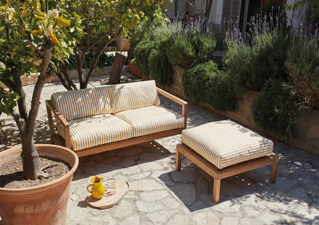 Skagerak Virkelyst 2 pers. Sofa, Golden Yellow Stripe fra Fritz Hansen - 3 - Jacobsen Plus