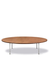 Wegner Ox Table fra Fredericia Furniture - Ø150 cm / Valnød - oliebehandlet / H: 35 cm - Jacobsen Plus